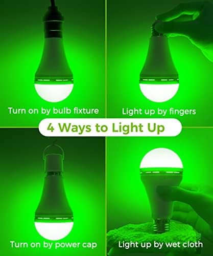 Акумулаторни Лампи, Паник Зелена Крушка LOHAS в случай на прекъсване на електрозахранването в дома, Резервна Крушка 12