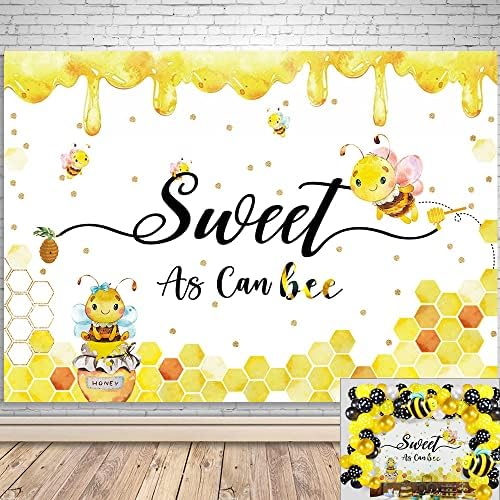 Сладък, Колкото е Възможно По-Декоративен Фон с пчели, Сладък Фон За Снимки във формата на Пчелни Клетки с Шестигранным
