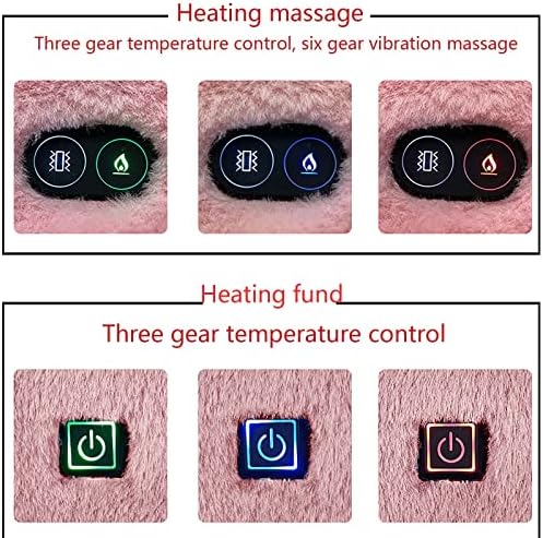 Ke1Clo Шал с Електрически Нагревател, топла вода чанта за Врата с 3 Настройки на Температурата, Зареждане чрез USB, Обвиване на тялото с Топъл за Жени и Мъже