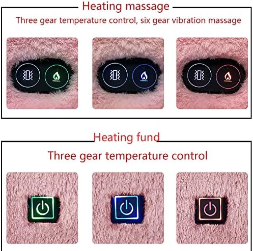 Ke1Clo Шал с Електрически Нагревател, топла вода чанта за Врата с 3 Настройки на Температурата, Зареждане чрез USB, Обвиване