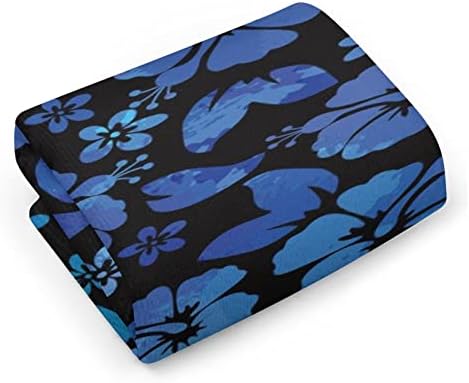 Синя Кърпа страна на цветовете на Хибискус Наградата Кърпи Гъба Кърпи Плат измиване за спа хотели и баня
