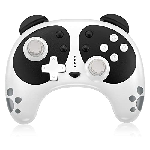 Безжичен контролер OTKRIVATE за Nintendo Switch, Контролер Panda Pro Switch с ключа Lite / PC / Switch OLED, Безжичен контролер Превключвател с функция Turbo / Двойна вибрация / NFC-събуждане, Аксесо