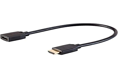 Високоскоростен удлинительный кабел Monoprice HDMI дължина 1,5 метра, черен, 48 gbps, Ultra 8K, динамичен HDR, eARC -