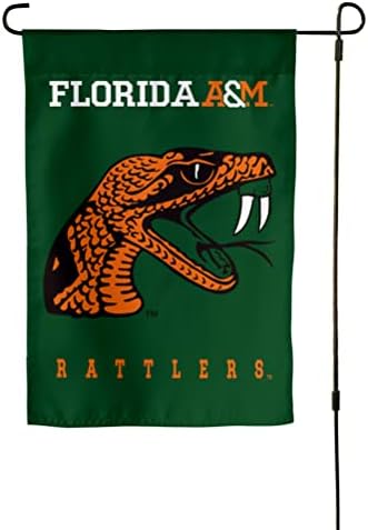 Градински флаг от Университета на Флорида A&M FAMU Rattlers Банер от Полиестер (дизайн A)