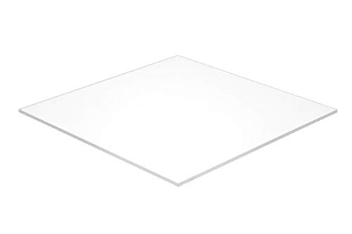 Канава лист Falken Design ABS, Бял, 6 x 6 x 1/4