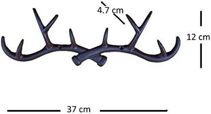 WAAZI Над Вратата на една Кука, 1 бр., Креативна Закачалка-Куката, Стенни Декоративни Чугунени Закачалка с Оленьими Рога,