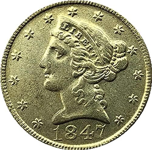 1847 Американски Монети Liberty Орел, Златна Криптовалюта, Любима Монета, Реплика, Възпоменателна Монета, Са Подбрани Монета, Щастлива Монета, Монета Atta, Занаяти