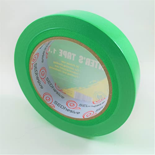 Декоративна зелена малярная лента, 1 инча х 55 ярда (6 ролки)