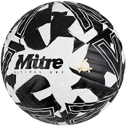 Футболна топка Mitre Ultimax One Унисекс, Бял/Черен/Черен, 4