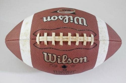 Йейл Лэри с автограф на Уилсън Ncaa Football (детройт Лайонз) W/Coa! - Футболни топки с автографи