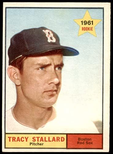 1961 Топпс 81 Трейси Столлард на Бостън Ред Сокс (бейзболна картичка), БИВШ играч на Ред Сокс
