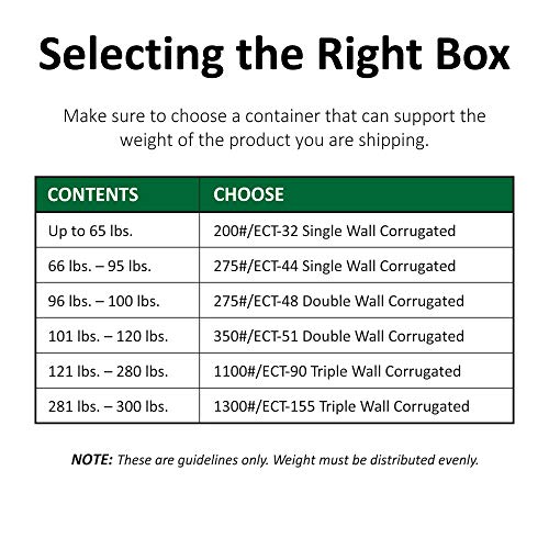 Кутии Fast 16 x 12 x 10 от гофриран картон, с една стена, Тежкотоварни Картонени кутии, BFHD161210 за доставка, опаковане, преместване и съхранение, Крафт (опаковка по 25 парчета)