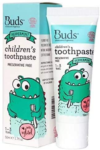 MG РЕЦЕПТОРИ Детска паста за зъби с ксилитол и мента 50 мл -С вкус на ксилитол и мента е сертифицирана като органична