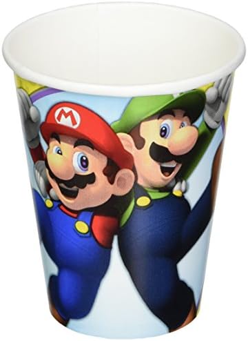 Чаша amscan Super Mario Brothers™, 9 грама, За партита, 48 карата.