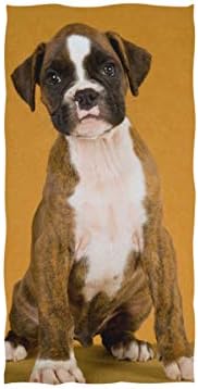ALAZA Кърпа за Фитнес От Микрофибър Boxer Dog, Бързосъхнеща Гъба За лице От Пот, За Спортно Фитнес 15 x 30 см