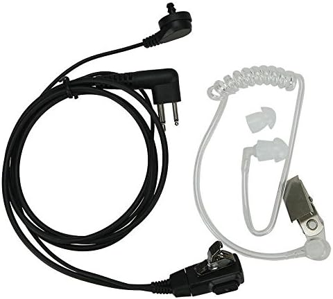 5 опаковки от 2-контактни слушалки и микрофонной слушалки Скрита акустична тръба, която е съвместима с Motorola Radio