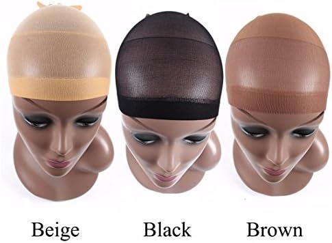 Луксозни мрежа за коса, за тъкане, 2 бр./опаковане., 12 опаковки/лот, бесклеевая куполна растягивающаяся еластичната шапка за производство на перуки