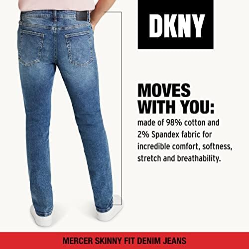 Мъжки дънки DKNY - Мъжки дънки Mercer Skinny Denim