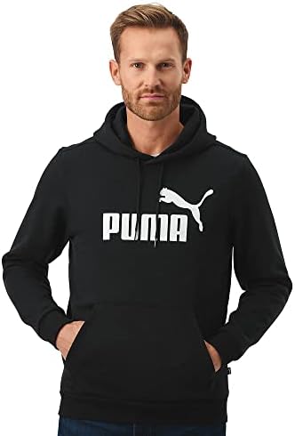 Руното hoody с качулка PUMA Men ' s Essentials с Голяма лого