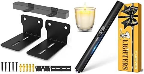 Електрическа Запалка CAREVER за Свещи, Акумулаторна чрез USB и Стойки за звуков панели, Стенни Скоби
