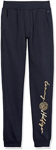 Спортни панталони за джогинг Tommy Hilfiger за момичета отвътре с функционални странични джобове