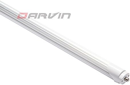 Darvin LED Lighting Т8 8ft Led тръба 2,4 М 45 W с FA8 20PCS (студено бяло 6000-6500 До, прозрачен капак)