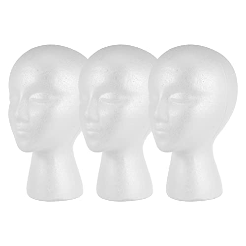 Глави за Перуки, направени от Стиропор Lurrose, Главата на Манекена от Стиропор, Мъжки Глави за модели от Стиропор, Главата
