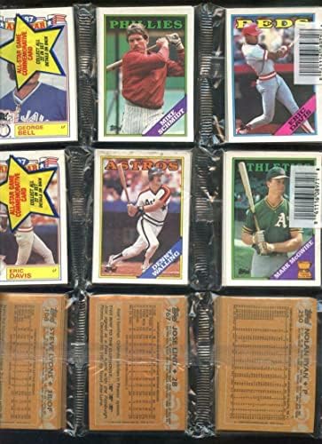 1988 Набор от Бейзболни Картички Topps 12 Бр Восъчен Опаковка Кутия STARS SHOW CARDS Том Glavine - Бейзболни Восъчни опаковка