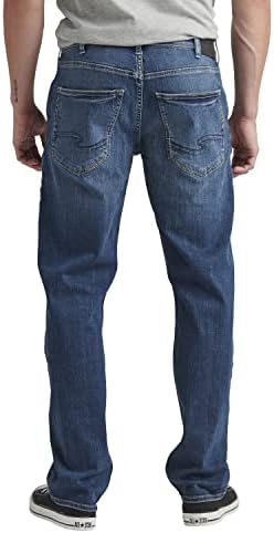 Silver Jeans Co. Мъжки Дънки Big & Tall Еди Свободно Намаляване С Зауженными Штанинами - Legacy