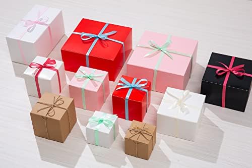 Подарък кутия GEFTOL 10 x 8x8x4 инча, Книжен Подарък Кутия, Подарък Кутия за Шаферките, Кутия за Предложения на Рожден