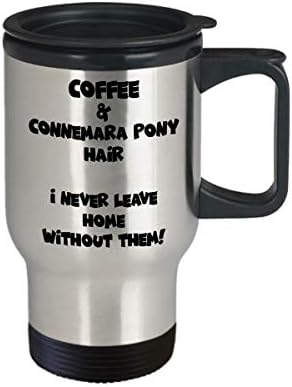 Чаша за пътуване Connemara Pony - Забавна и хубава Чаша за чай и кафе Е идеален за пътуване И подаръци