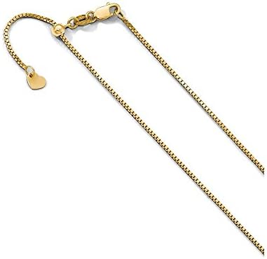 Колие-Верижка от Жълто Злато FJC Finejewelers 10k с Регулируема Трансмисия-Верига