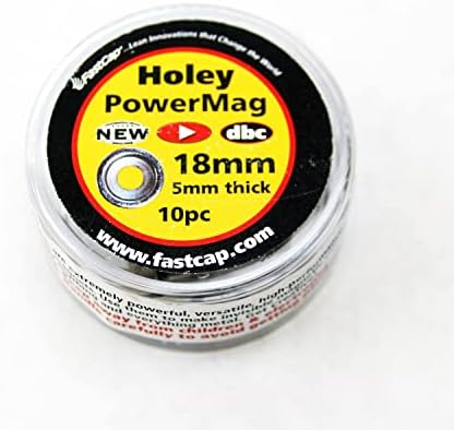 FastCap 01938 Вита Наставка PowerMags с дупки 18 mm x 5 mm, 10 бр. в опаковка