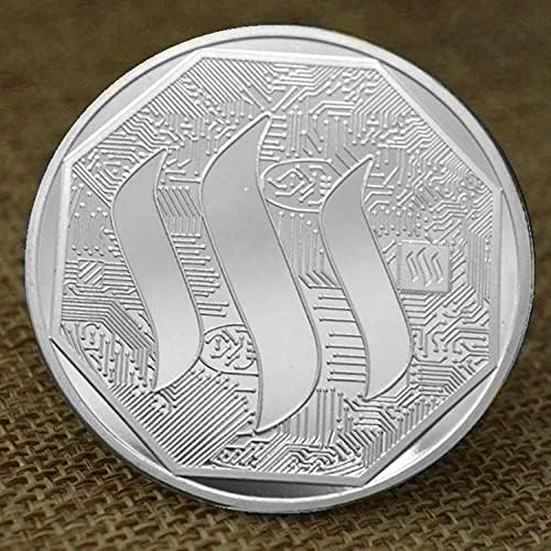 Ada Cryptocurrency Любима Монета Възпоменателна Монета Сребърно Покритие Дигитална Монета Виртуална Монета Steam Coin