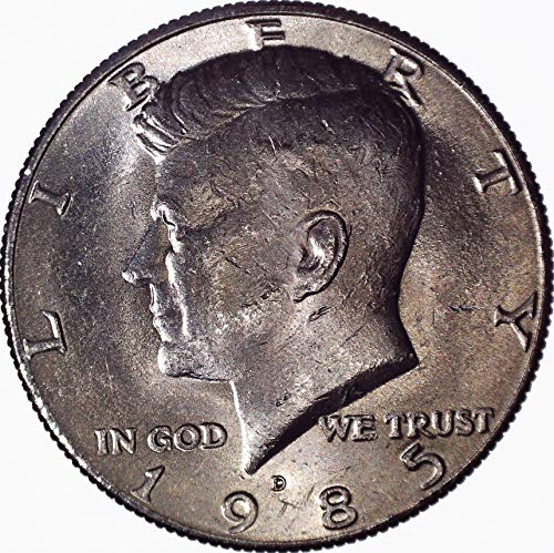 1985 Г. Кенеди Полдоллара 50 цента На Около необращенном формата на