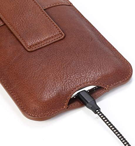 Калъф за телефон за iphone11/XR от естествена кожа, чанта-кобур за мобилен телефон с притежател на кредитна карта, за Samsung Note10/s10/s20/Samsung s5, колан, притежателя (Черен цвят)