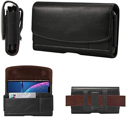 Чанта-кобур за телефон LVSHANG за iPhone 11/XR, кожен калъф с клип за колан, калъф-кобур за Samsung Galaxy Note10/s10/s20/s7edge.