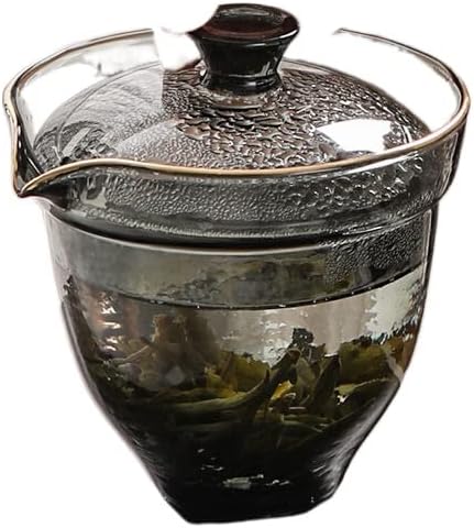 Lemail перука Купа със златна стъклен капак, 150 мл, чай, набор на една персона, удебелена чаша чай, функция за защита