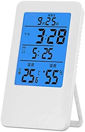 Орех Дигитален Термометър-Влагомер за помещения с Датчик за влажност, Точен Измерител на влажност температура с едно