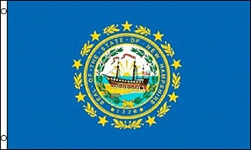 Флаг на щата Ню Хемпшир от полиестер размер 3x5 фута