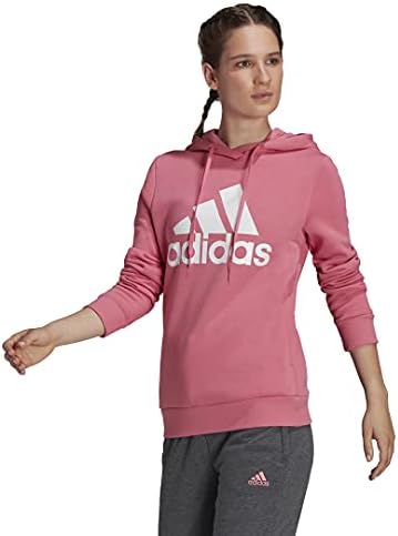 Руното hoody с логото на adidas Women ' s Loungewear Essentials