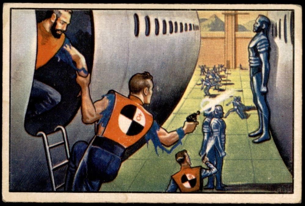 1951 Боуман Джетс Ракети и космонавти # 97 Намагничивающие Железни хора (пощенска Картичка) VG