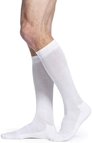 Мъжки Памучни чорапи Sigvaris Motion с мека подплата 360 Със затворени пръсти до Прасците 20-30 мм hg. супена
