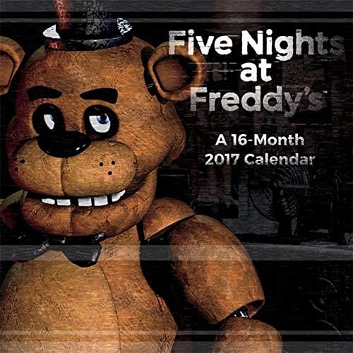 Пет нощувки при Фреди - Календар на 2017 година 12 x 12 см