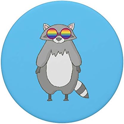 ЛГБТ Стръмен миеща мечка Гей Лесбийки Преливащи Слънчеви очила Pride PopSockets PopGrip: Замяна дръжка за телефони и