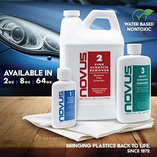 Полироль за пластмаса NOVUS с 6-каратной опаковка Polish Приятели | Средство За премахване на тежки драскотини № 3 |