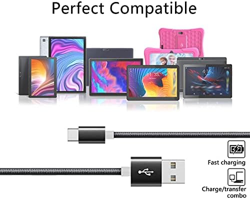 Boda Сменное USB Зарядно Устройство-Кабел За Пренос на данни, Съвместим с Dragon Touch Notepad K10/Touch K10/Touch Y88X
