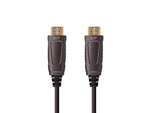 Активен HDMI-кабел Monoprice AV 8K - 24 фута (7,5 м) високата, сертифициран HDMI 2.1, серия от свидетелството за авиационен