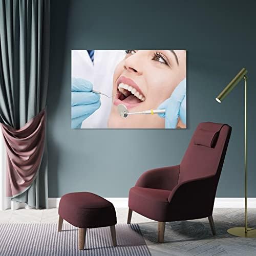 Стоматологичен кабинет BLUDUG, Украсени с Плакати за лечение на зъбите, Плакати за зъболекарски кабинет (6), Платно, Стена Художествен Плакат за Спални, Обзавеждане на ?