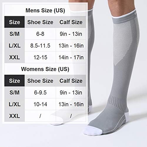 3 Двойки Компрессионных чорапи за мъже и жени, поддържащи Чорапи за бягане с налягане 20-30 мм hg.календар.